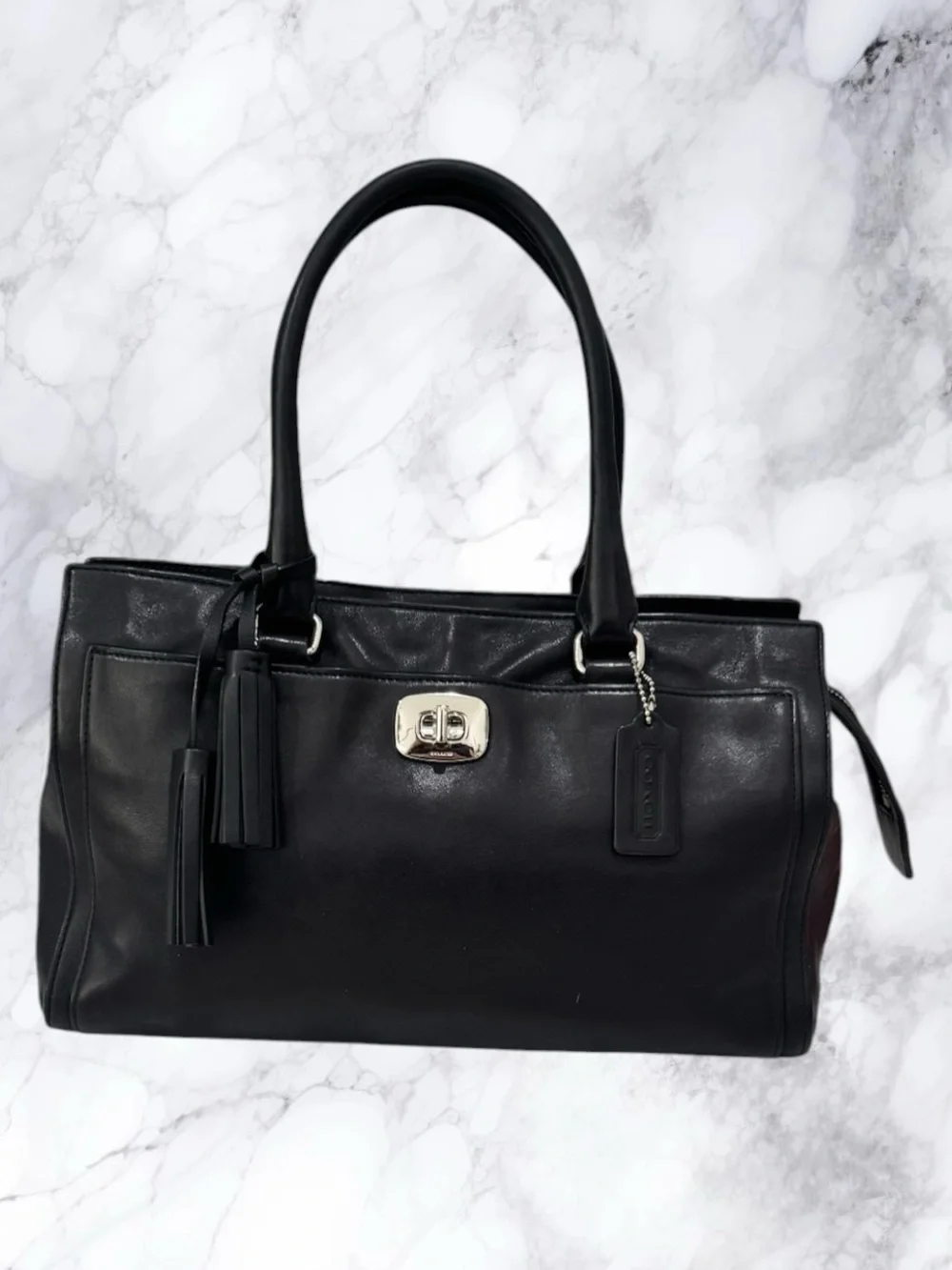 Coach Legacy Chelsea Satchel Carryall Black C1376-25359